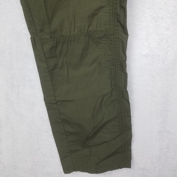 New York & Company Women's Pants Elastic Waist Button Green Size 8 - Picture 6 of 14